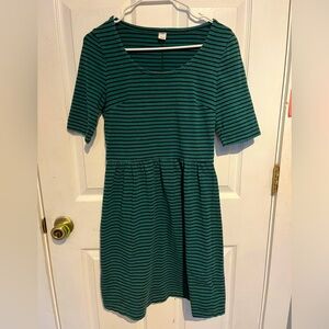 Old navy green-striped dress
